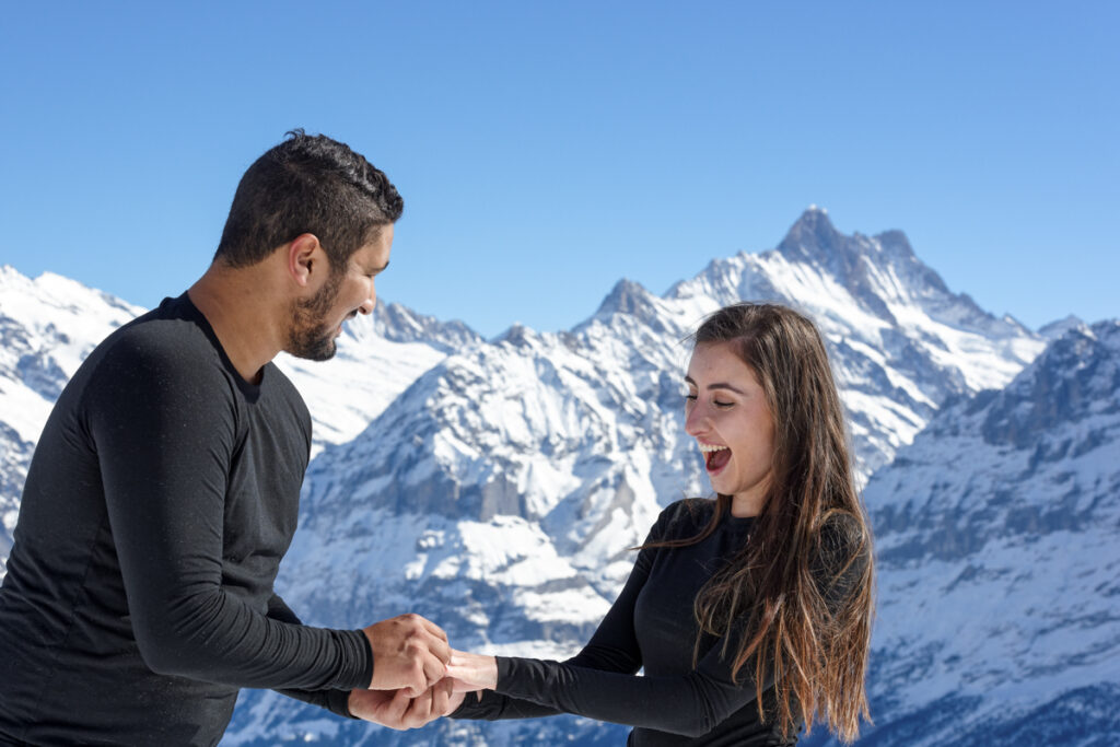 Grindelwald wedding proposal